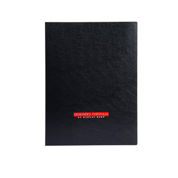 Worldone A3 Size (Approx Double of A4-photocopy Paper) 1.2mm Virgin PP Portfolio Display Book -40 Fixed (Non Removable) Top Loading Photocopy Safe Binder Sleeves, (44.5 * 32 * 2.5 cm), Set of 1