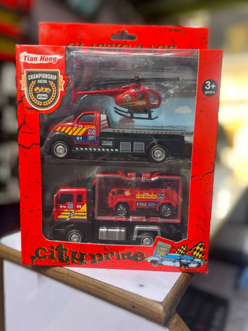 Metal Die-Cast Truck Set