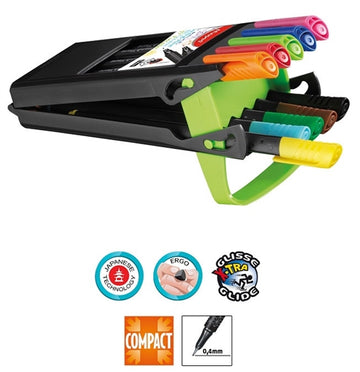 MARKER SET MAPED - GRAPH FELT PEN COMPACT CASE 10