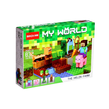 Brick My World The Melon Farm Building Blocks 73 Pcs