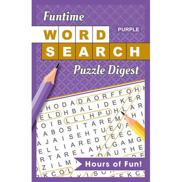 Funtime Word Search Puzzle Digest (Purple)