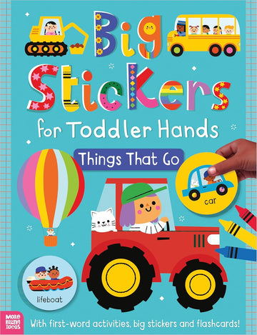 Big Stickers for Toddler Hands: Things That Go