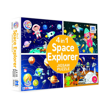 Ratna's 4 in 1 Space Explorer Jigsaw Puzzle