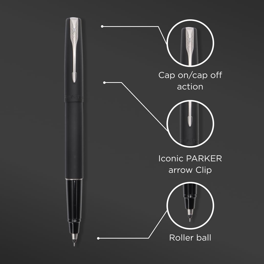 Parker Frontier Matte Black Ball Pen - Main Image