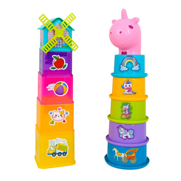 Toy Mate Twiin Tower Fun 3 in 1 play features. 12-36 Months.