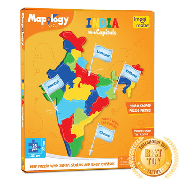 Imagimake Mapology India With State Capitals