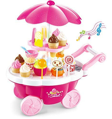 Unicorn Sweet Cart | Candy Cart | Candy Counter | Play Set with Lights & Music | Toys for Kids, Baby, Girls & Boys