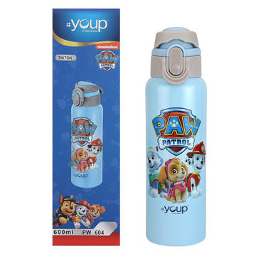 Youp Stainless Steel Paw Patrol Kids Insulated Water Bottle -600 ml