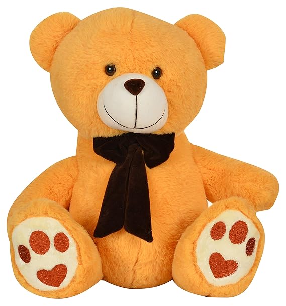 Cute Brown Tie Dye Sitting Teddy Bear Soft Toy 33cm
