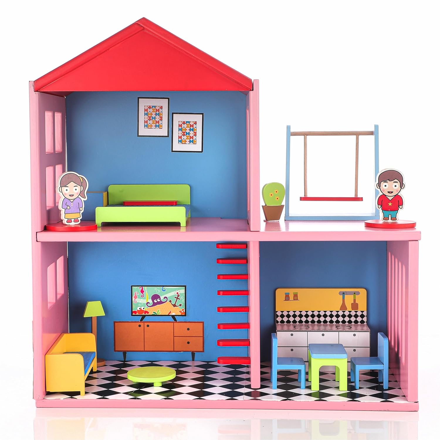 Wooden Doll House - Main Image