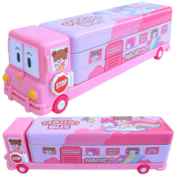 Toyshine Cartoon Printed School Bus