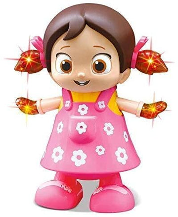 Cute Musical Dancing Doll with Flashing Lights Toys for Babies