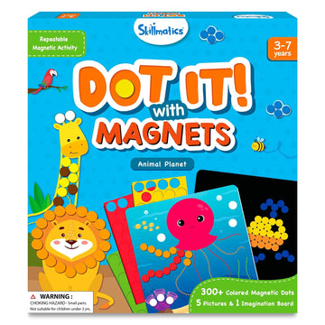 Dot It with Magnets! Skillmatics No Mess Sticker Art Kit For Kids -Animal Planet