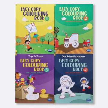 Navneet Easy Coluring Book Set of 4 Books