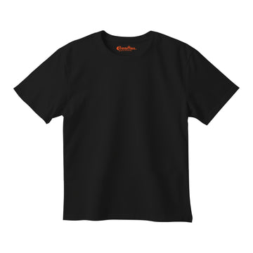 OI Black Plain T-shirt