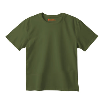 OI Green Plain T-shirt