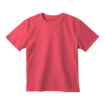 OI T Red Plain T-shirt
