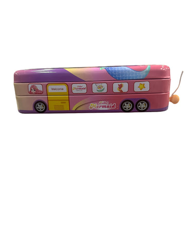 Hello Mermaid Bus Shape Pencil Box