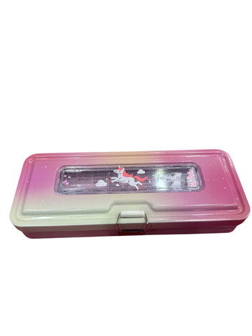 Pink Unicorn Pencil Case