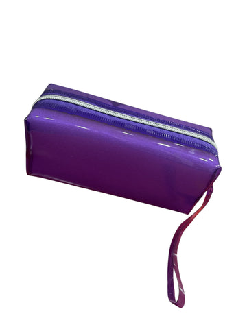 Medum Size Tranparent Purple Pouch