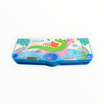 Crocodile Theme Multi Functional Pencil Box