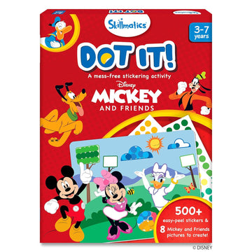 Dot It! Skillmatics No Mess Sticker Art Kit For Kids - Mickey and Friends