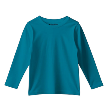 OI Teal Blue Plain T-shirt
