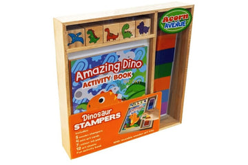 Dinosaur Stampers Activity Kit with Stamps and Ink Pad