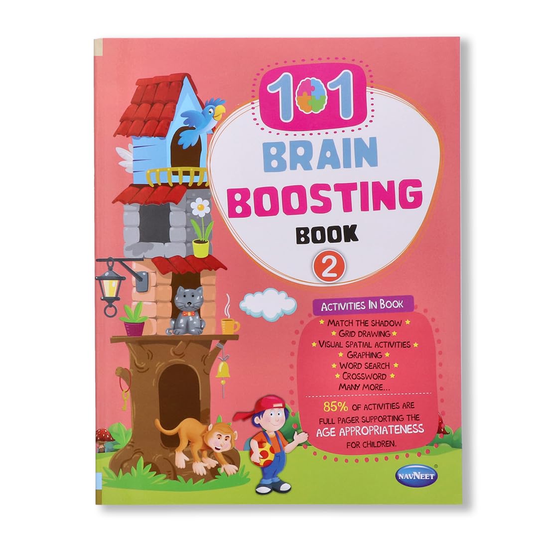 Navneet 101 Brain Boosting Activity Book - Age 4+