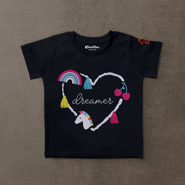 Unicorn Dreamer T-shirt For Girls