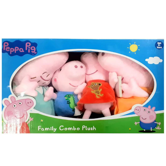 Peppa Pig Family Combo Plush For Kids | 3+ Years