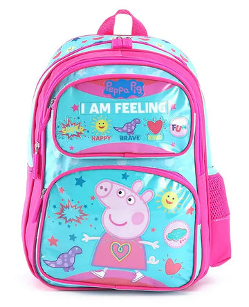 Peppa Pig School Bag Blue - 14 Inches