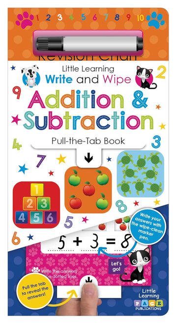 Write and Wipe Pull the Tab Addition & Subtraction
