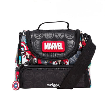 Double Decker Lunch Bag for Kids – Smiggle Kids Insulated Lunch Bag Large Tote for Boys, Girls, Toddler Teen, School Travel Bag with Adjustable Strap