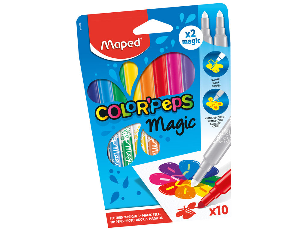 Markers - Magic Felt-Tip Pens - (Maped)