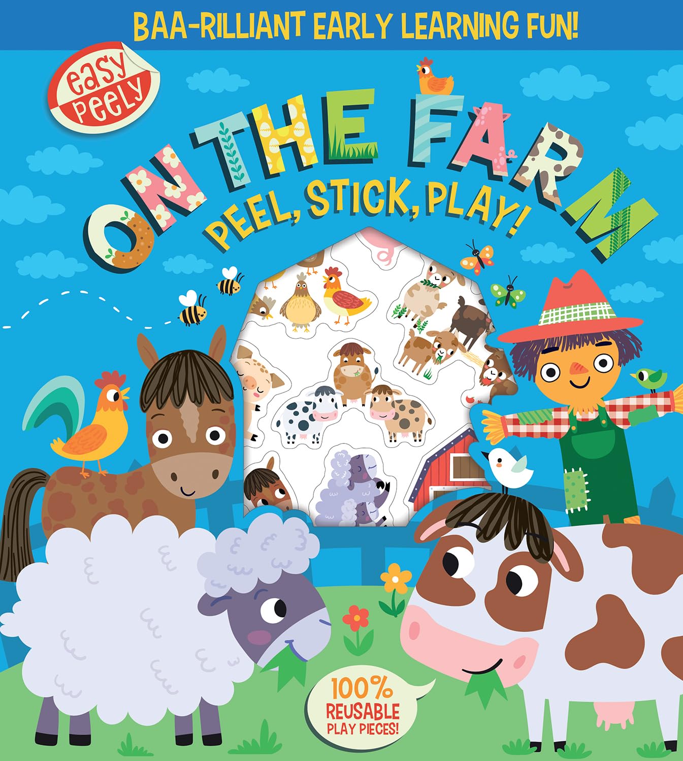Easy Peely On the Farm - Peel, Stick, Play! (Easy Peely - Peel, Stick, Play!)