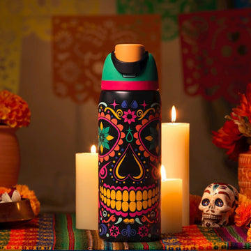 Owala sugar skull | 32 oz | free sip | 2 in 1 lid