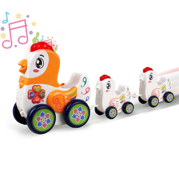 Electric Duck Toy for Kids - Walking, Talking, Light & Sound, Multicolor, 34 x 8.5 x 16 cm, Ages 3+