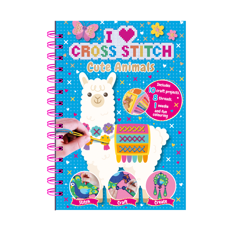 I Love Cross Stitch Book: Cute Animals