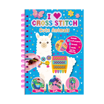 I Love Cross Stitch Book: Cute Animals
