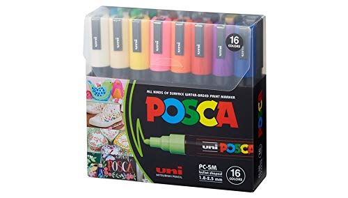 POSCA Uni-Ball 5M 1.8-2.5 Mm Bullet Shaped Paint Marker Pen