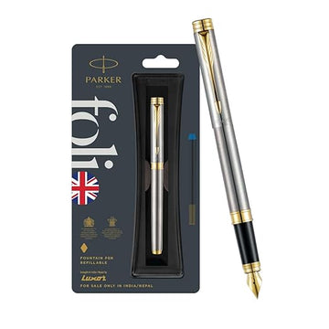 Parker Folio Gold Trim Fountain Pen