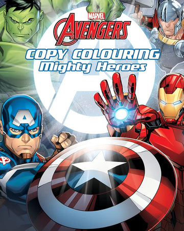 Marvel Avengers: Copy Colouring Mighty Heroes| 24 Pages | Coloring Book for Kids (Ages 4-6