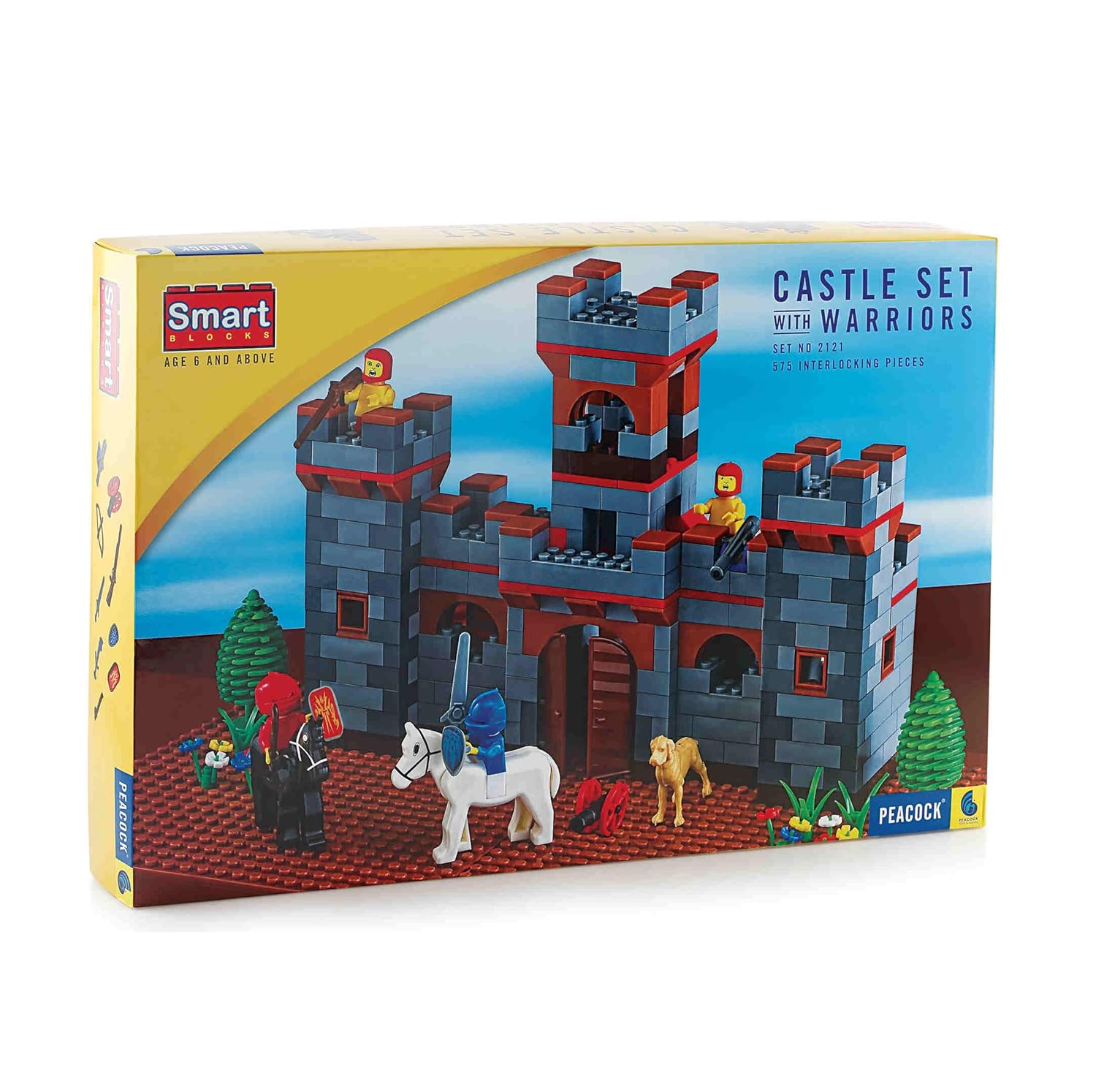 Castle Set Construction & Building Block Set Forts, House or Anything in Kids Mind for Kids