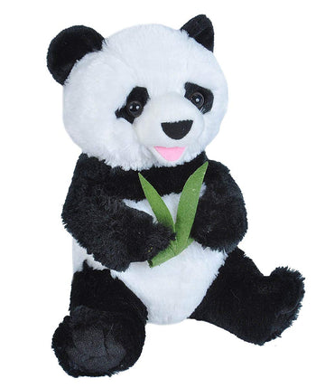 Cute Panda with Bamboo Sitting Soft Toy / 32CM