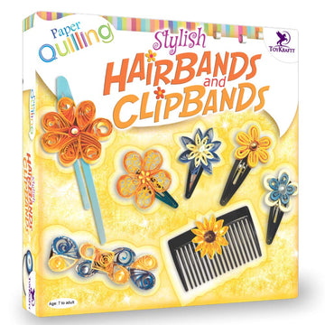 Paper Quilling Stylish Hair Bands & Hair Clips