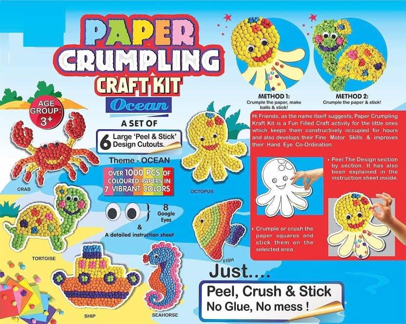 Paper Crumpling Craft Kit