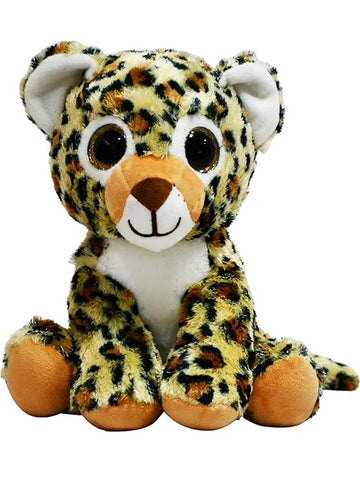 Cute Multicolor Leopard Soft Toy / 25cm