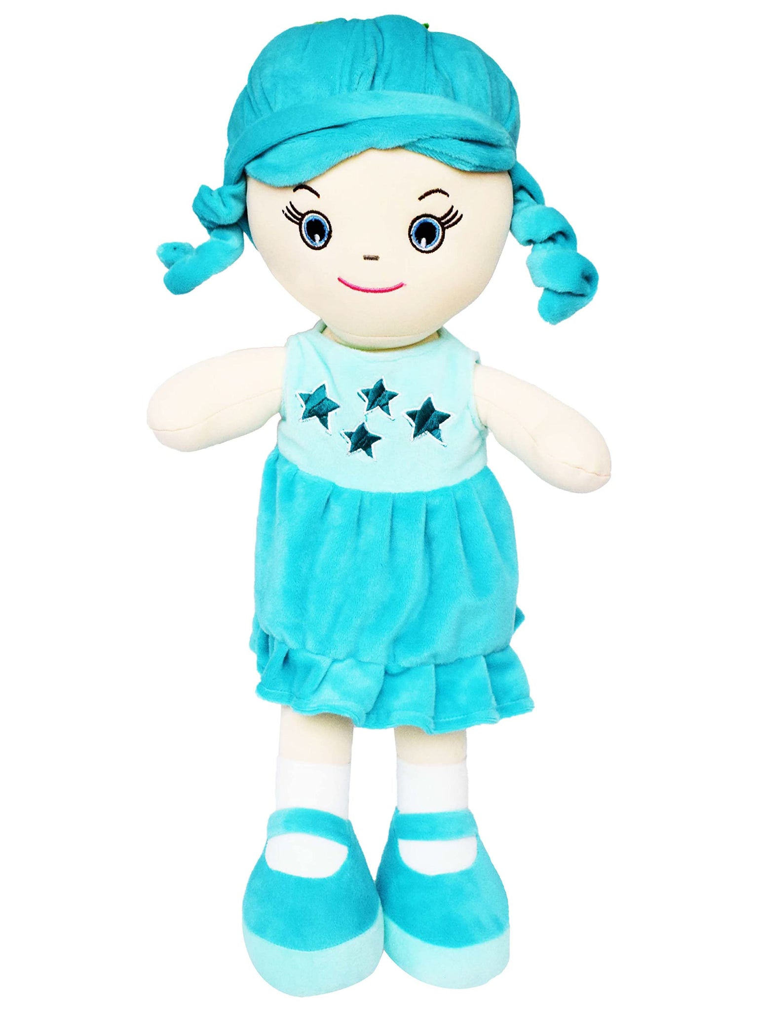 Cute Blue Plush Stuffed Huggable Soft Toy