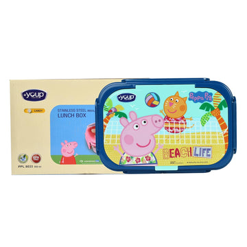 YOUP Stainless Steel Insulated Kids Peppa Pig Lunch Box -850 ml